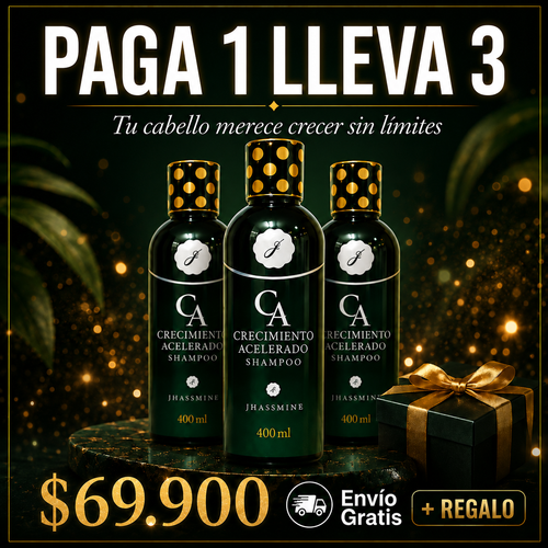 SHAMPO CRECIMIENTO ACELERADO X3
